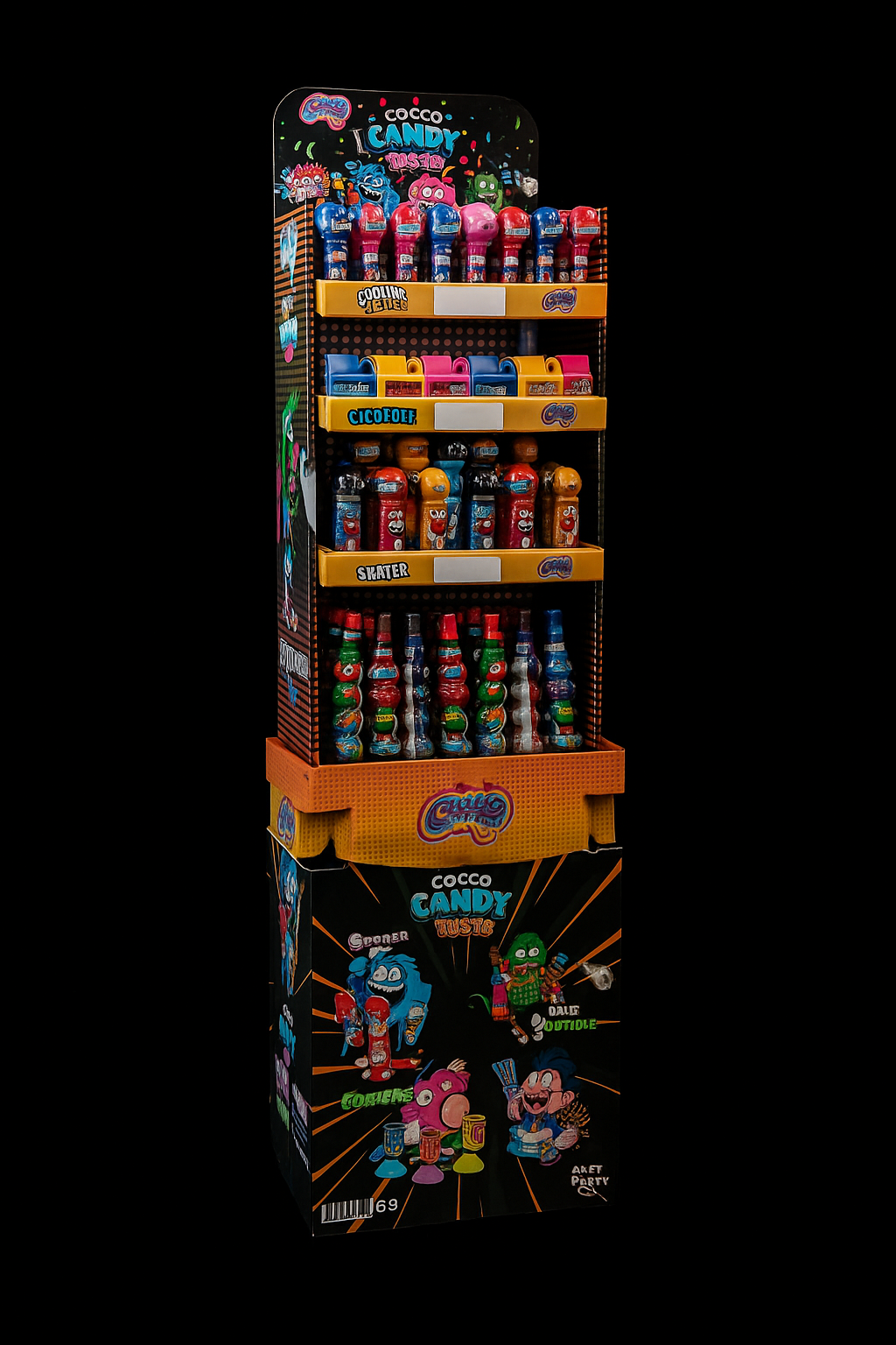 SSN | Cocco Candy World | Candy Display | 144 Pcs