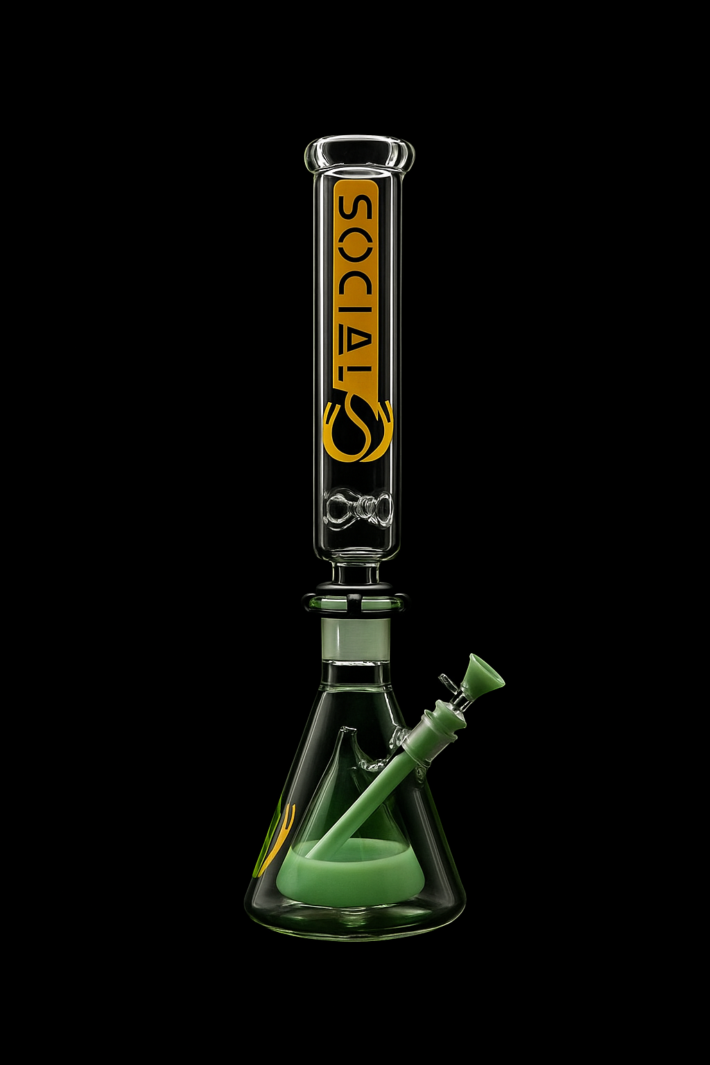 Social HADES with Cone Perc 2 Joint Beaker Waterpipe