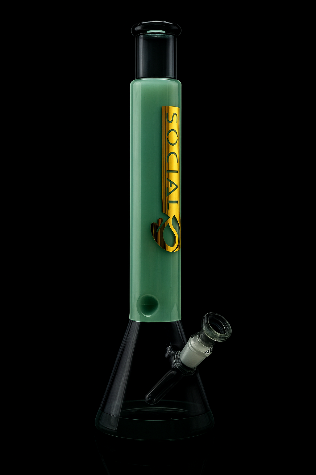 Social ATALANTA Colored Tube Beaker Waterpipe| Assorted Colors