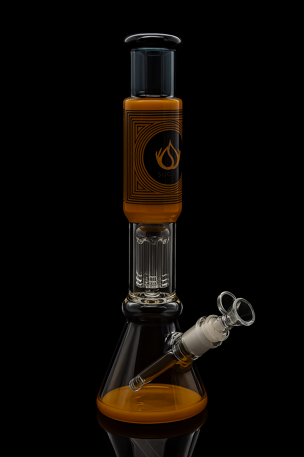 Social NUCLEUS with Tree Arm Perc Beaker Waterpipe
